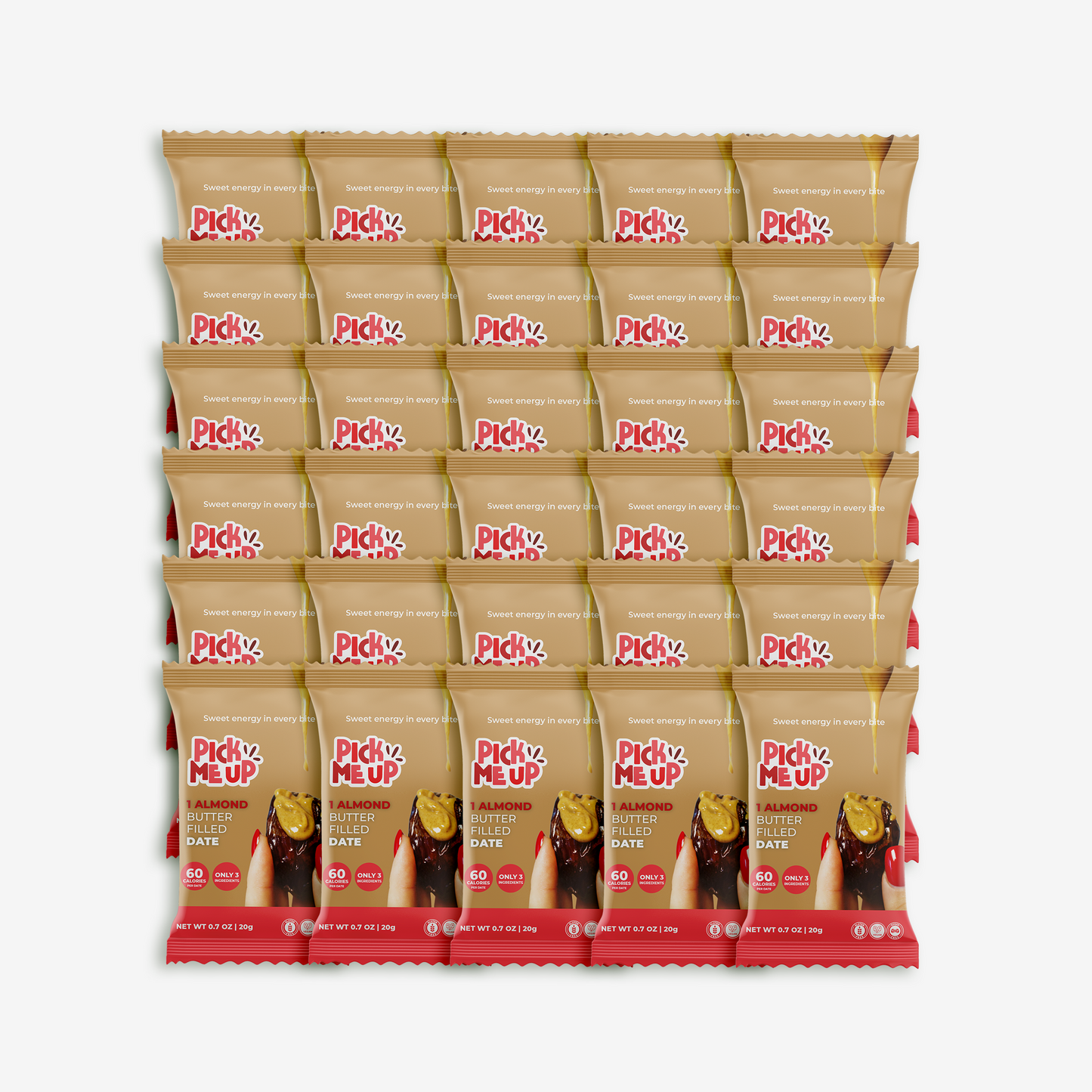 30 Almond Butter Filled Dates (individually wrapped)