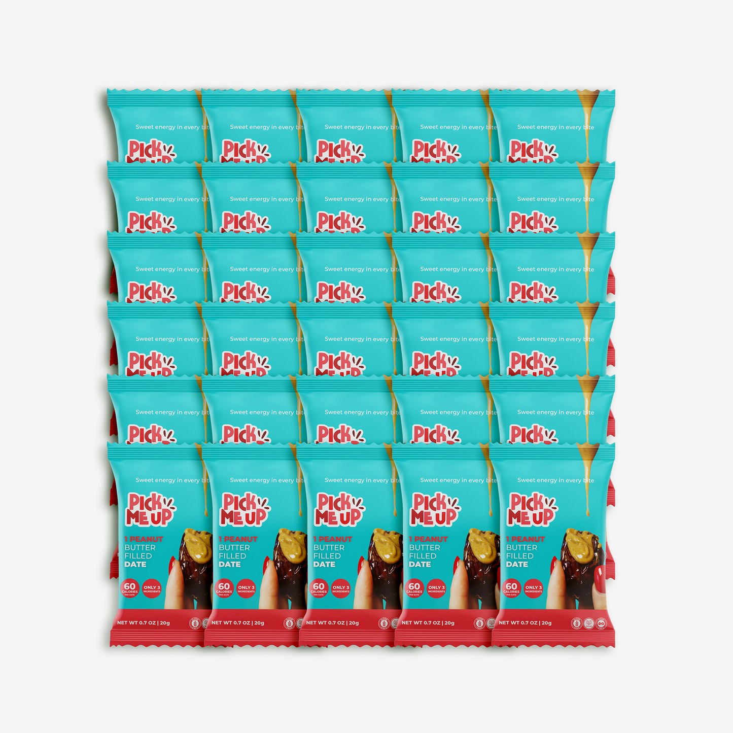 30 Peanut Butter Filled Dates (individually wrapped)
