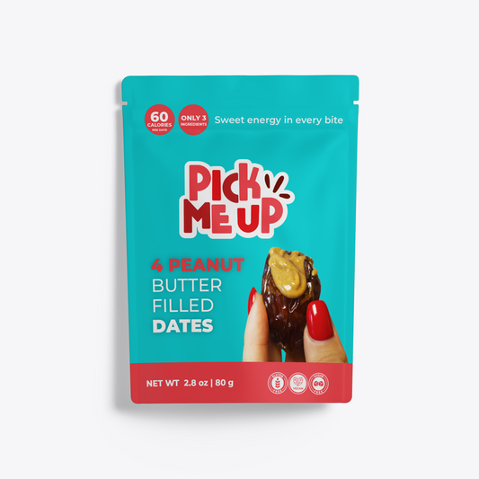 4 Peanut Butter Filled Dates (5 and 10 packs)