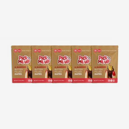 4 Almond Butter Filled Dates (5 and 10 packs)